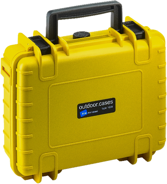 B&W Outdoor Cases Type 1000 Gul (m. skumplast) - 8