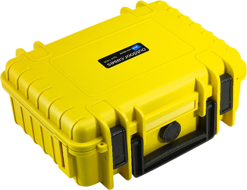 B&W Outdoor Cases Type 1000 Gul (m. skumplast) - 7