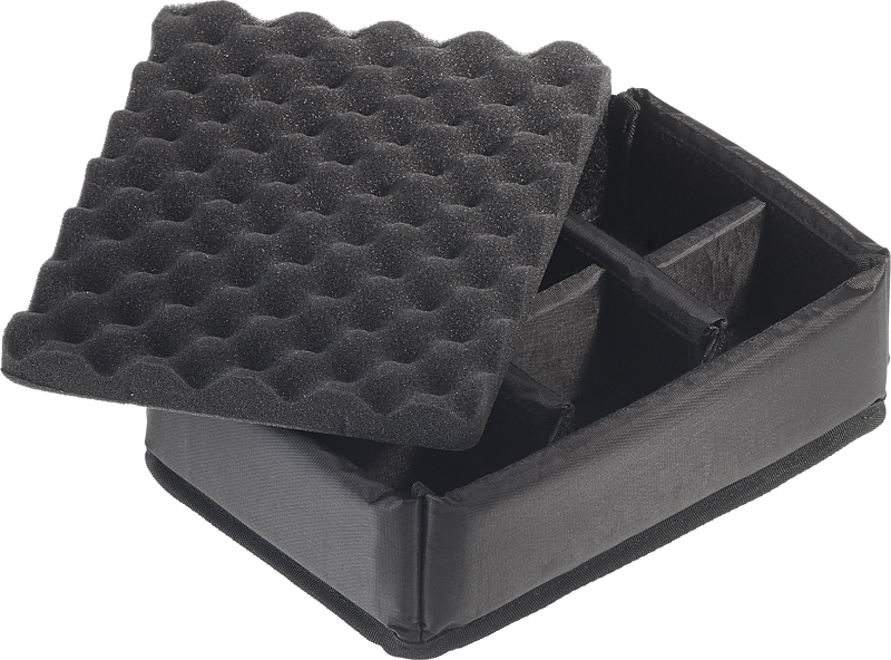 B&W Outdoor Cases Type 1000 Gul (m. avdelare) - 3