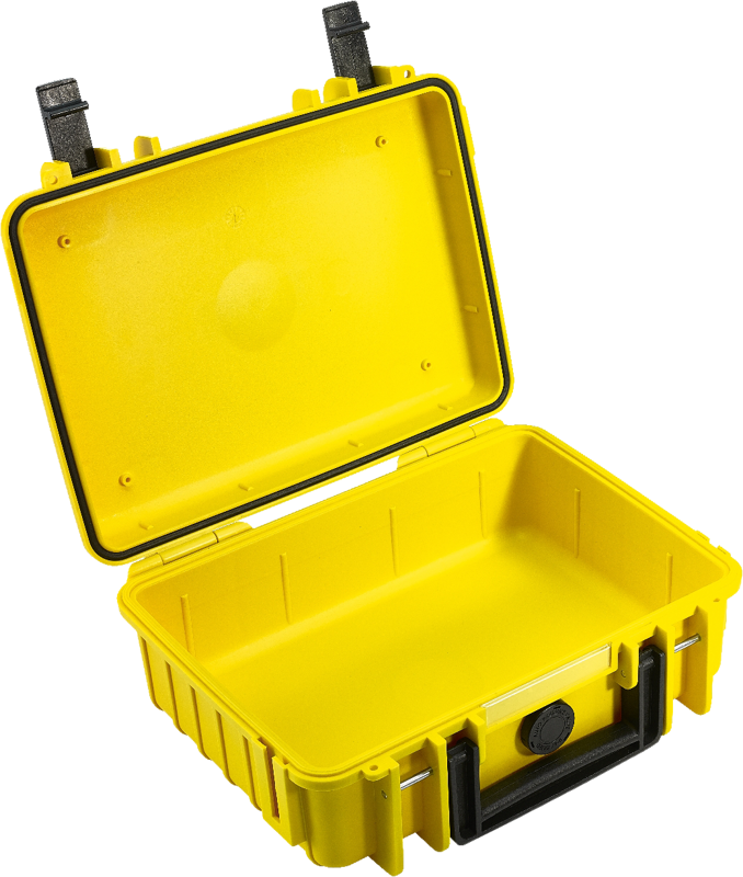 B&W Outdoor Cases Type 1000 Gul (m. avdelare) - 5