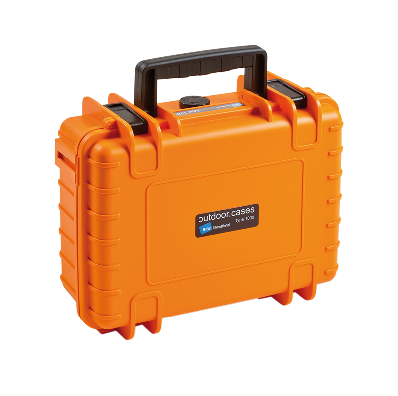 B&W Outdoor Cases Type 1000 Orange (utan inredning – för filmskapare - 4