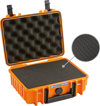 B&W Outdoor Cases Type 1000 Orange (m. skumplast)
