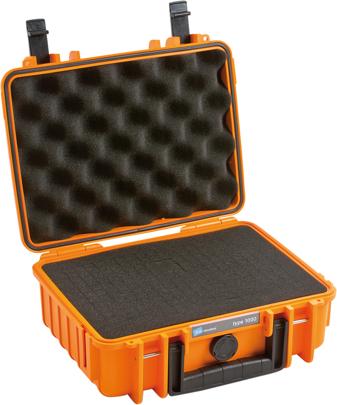 B&W Outdoor Cases Type 1000 Orange (m. skumplast) - 4