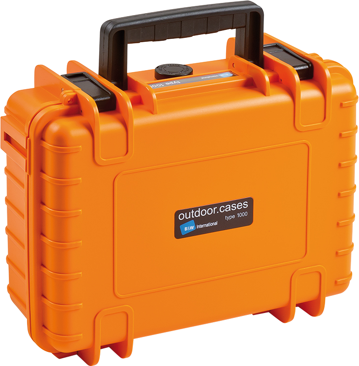 B&W Outdoor Cases Type 1000 Orange (m. avdelare) - 2