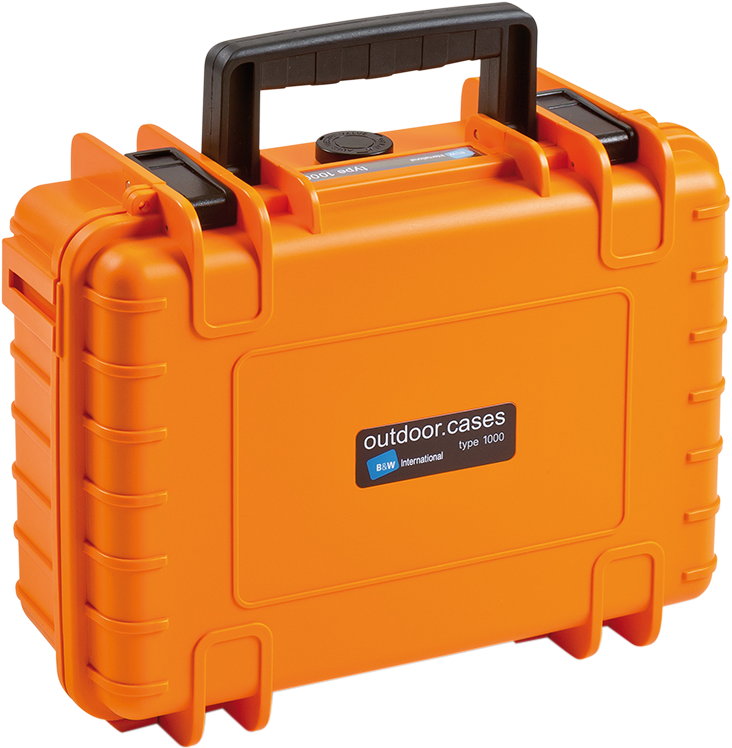 B&W Outdoor Cases Type 1000 Orange (m. avdelare) - 6