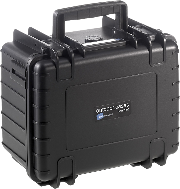 B&W Outdoor Cases Type 2000 Svart (m. skumplast) - 7