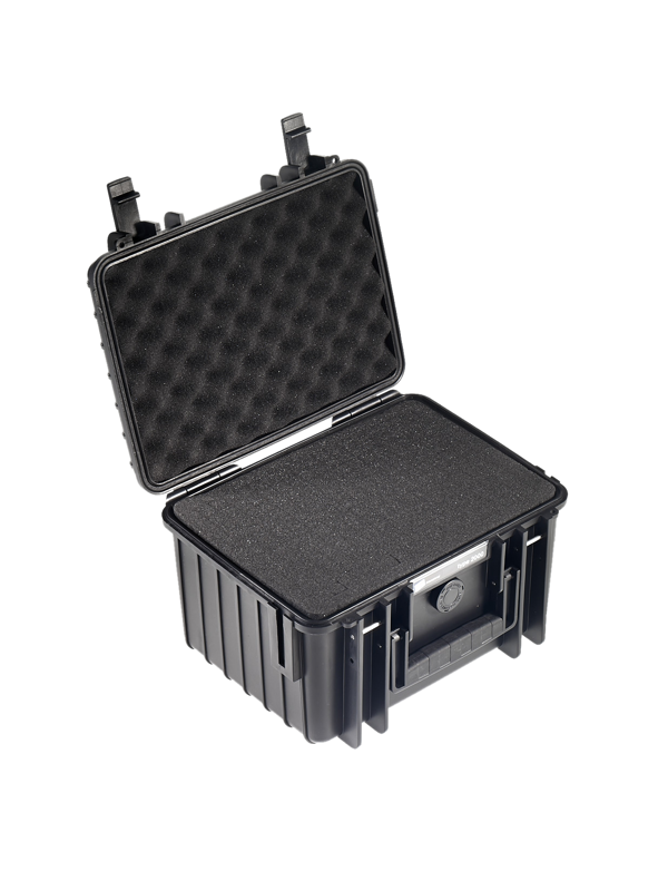 B&W Outdoor Cases Type 2000 Svart (m. skumplast) - 5