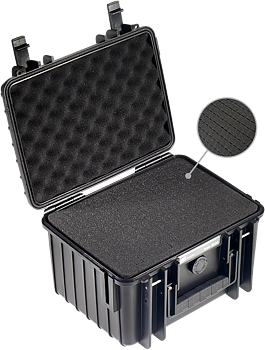 B&W Outdoor Cases Type 2000 Svart (m. skumplast)