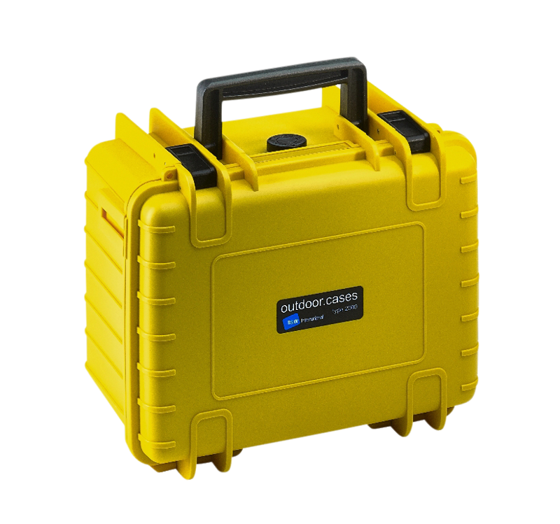 B&W Outdoor Cases Type 2000 Gul (utan inredning) – för filmskapare - 5