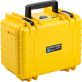 B&W Outdoor Cases Type 2000 Gul (m. skumplast)