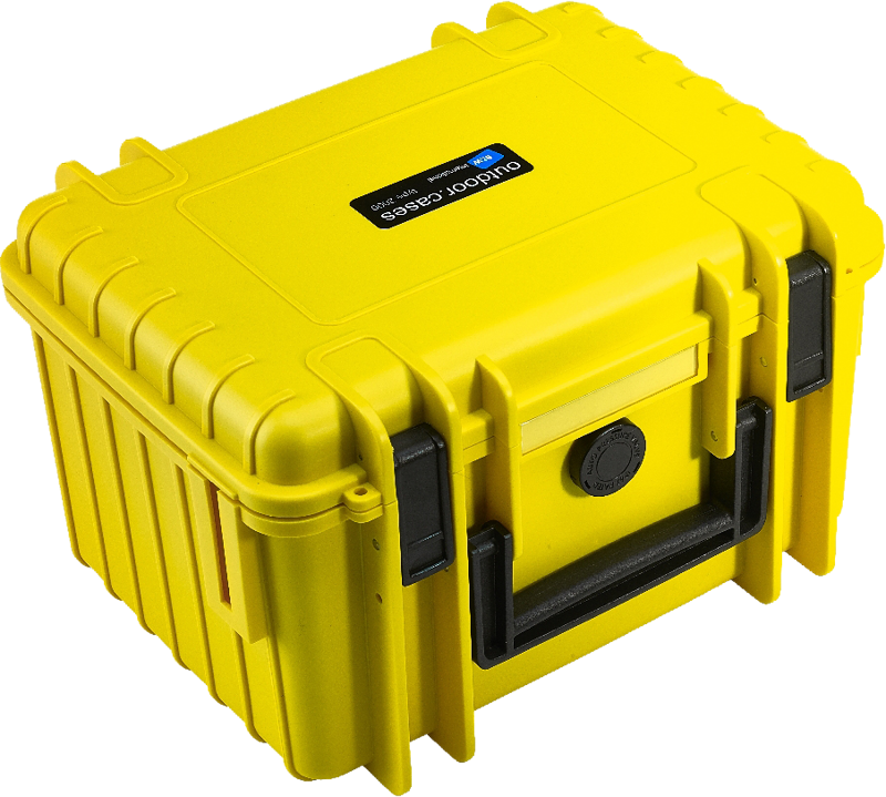 B&W Outdoor Cases Type 2000 Gul (m. avdelare) - 6