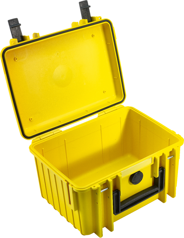 B&W Outdoor Cases Type 2000 Gul (m. avdelare) - 5