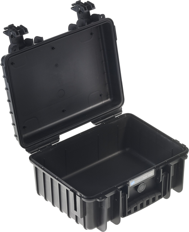 B&W Outdoor Cases Type 3000 Svart (utan inredning) – för filmskapare