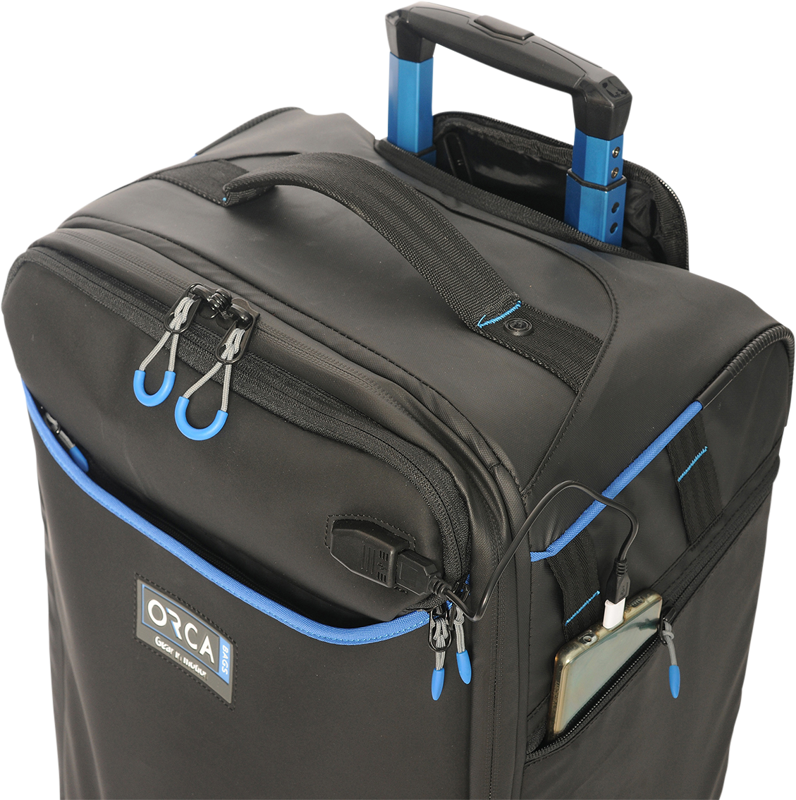 Orca OR-16 Rolling Camera Bag w Integrated Backpack System - 9