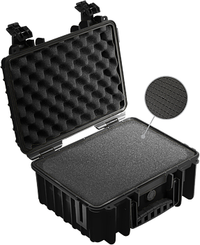 B&W Outdoor Cases Type 3000 Svart (m. skumplast)
