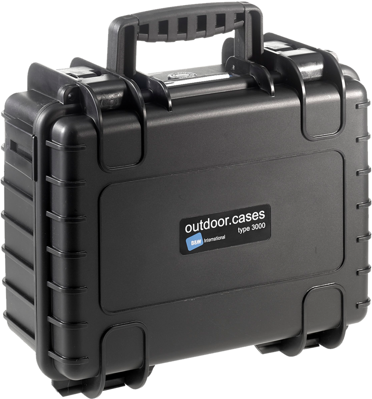 B&W Outdoor Cases Type 3000 Svart (m. skumplast) – för filmskapare - 2