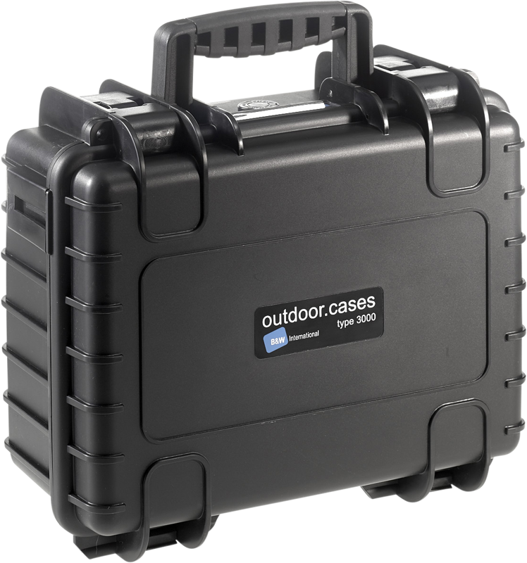 B&W Outdoor Cases Type 3000 Svart (m. skumplast) – för filmskapare - 7