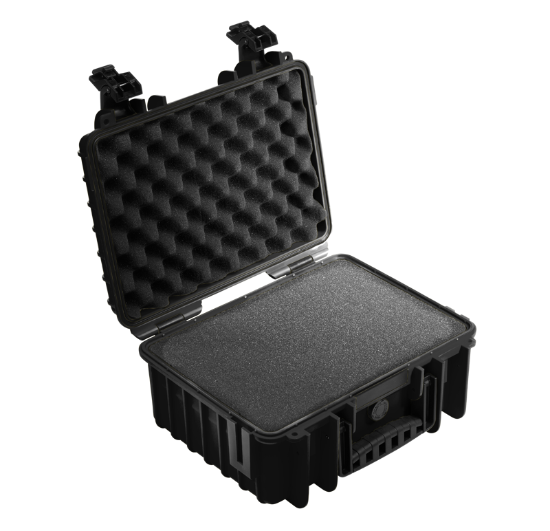 B&W Outdoor Cases Type 3000 Svart (m. skumplast) – för filmskapare - 5