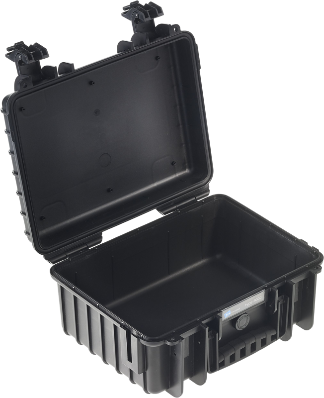 B&W Outdoor Cases Type 3000 Svart (m. skumplast) – för filmskapare - 6