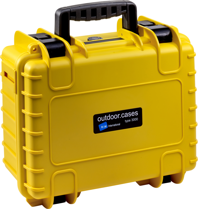 B&W Outdoor Cases Type 3000 Gul (m. skumplast) - 6