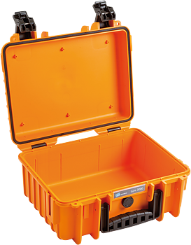 B&W Outdoor Cases Type 3000 Orange (utan inredning