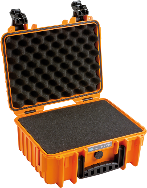 B&W Outdoor Cases Type 3000 Orange (m. skumplast) - 4