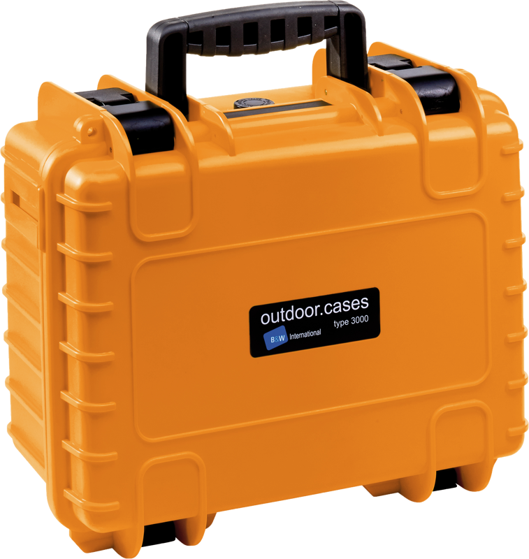 B&W Outdoor Cases Type 3000 Orange (m. skumplast) - 6