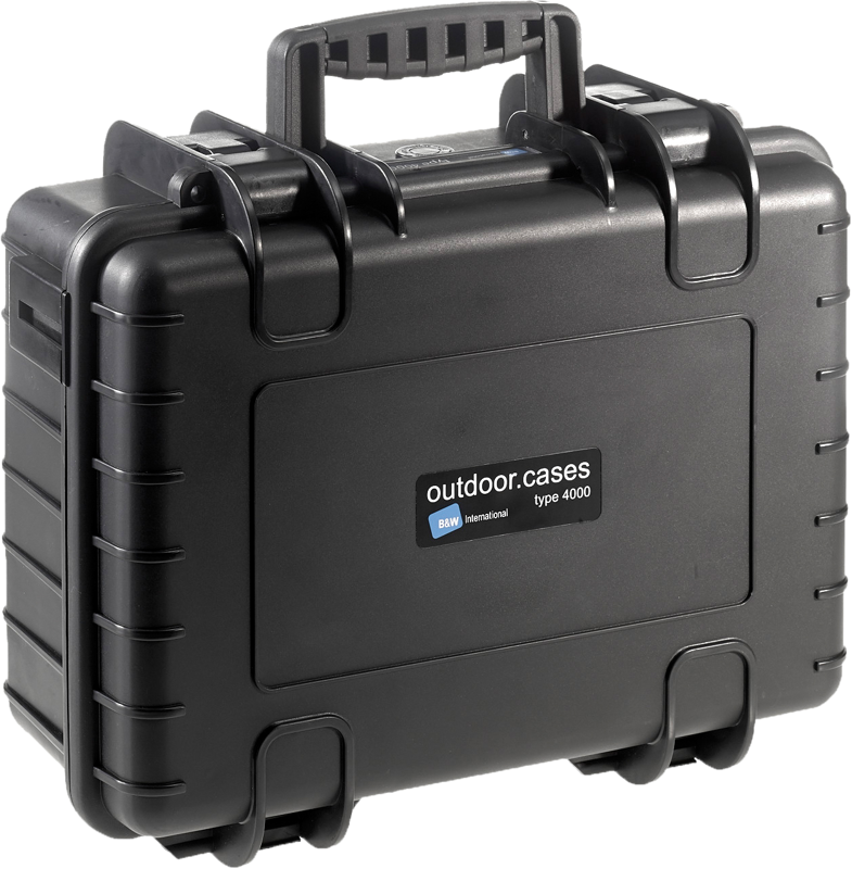 B&W Outdoor Cases Type 4000 Svart (utan inredning) – för filmskapare - 3