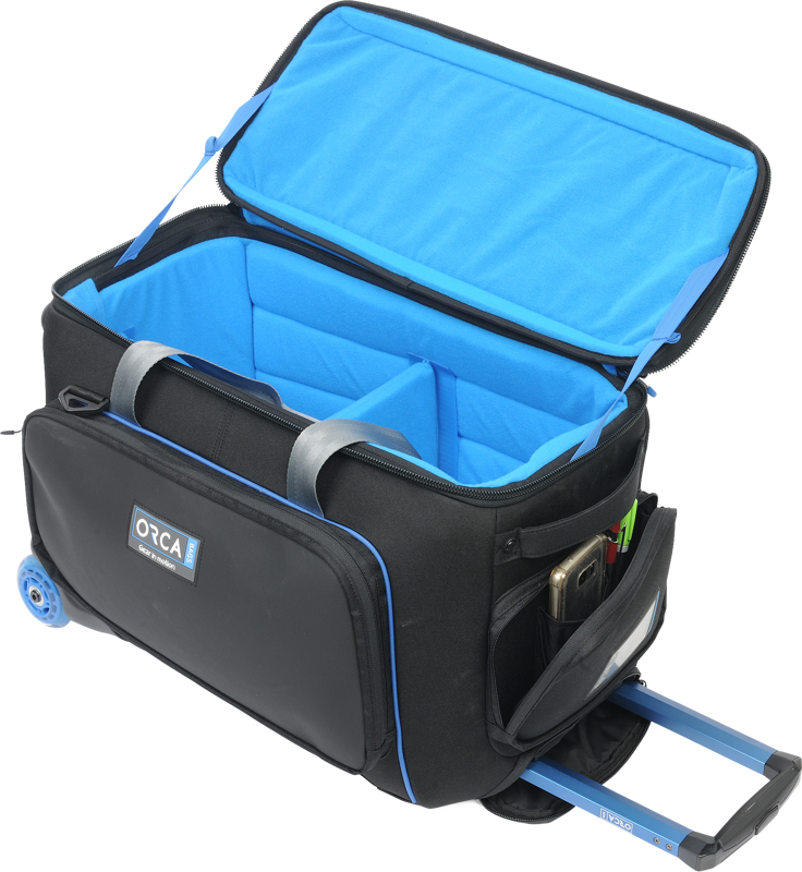 Orca OR-510 Classic Shoulder Bag Medium w Built in Trolley - 6