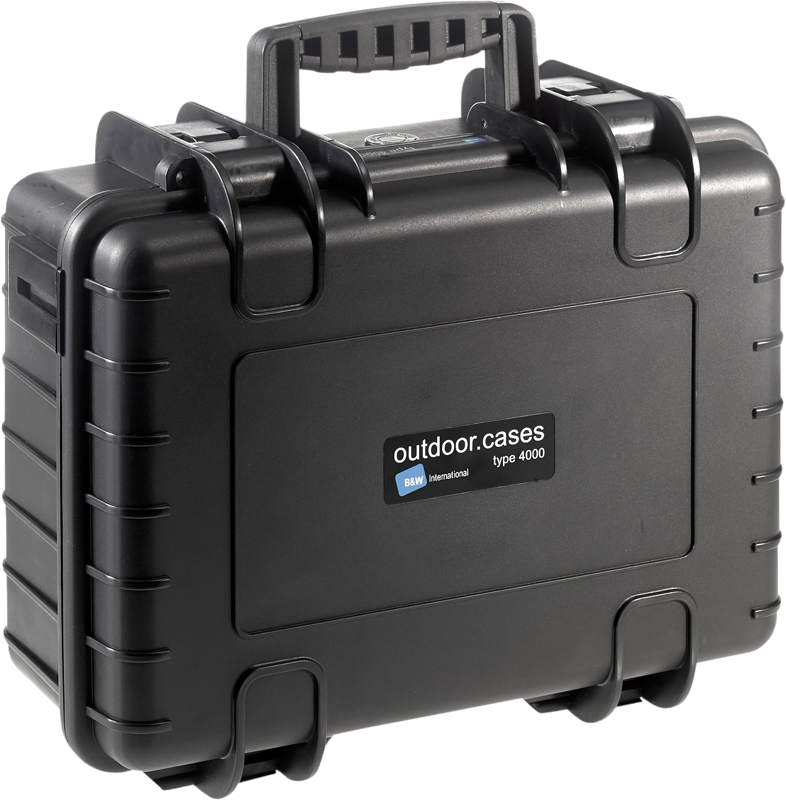 B&W Outdoor Cases Type 4000 Svart (m. skumplast) - 8