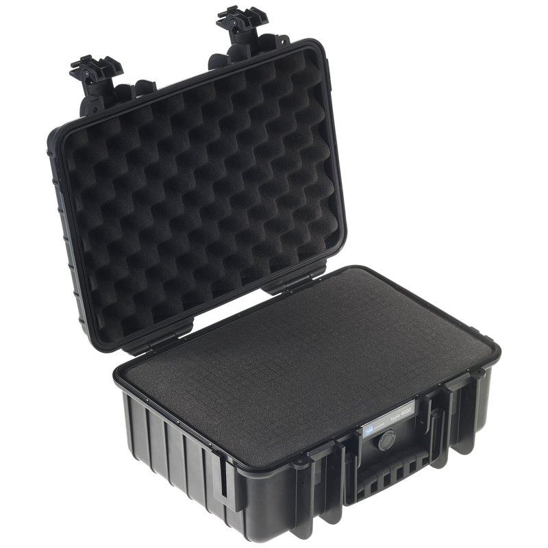 B&W Outdoor Cases Type 4000 Svart (m. skumplast) - 6