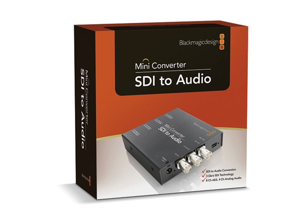 Blackmagic Design Mini Converter - SDI To  Audio  - 2
