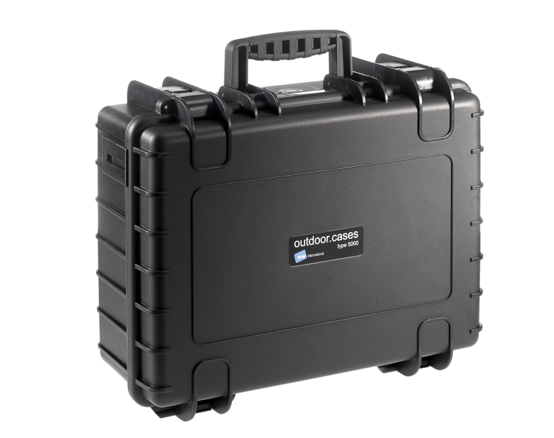 B&W Outdoor Cases Type 5000 Svart (utan inredning) – för filmskapare - 4
