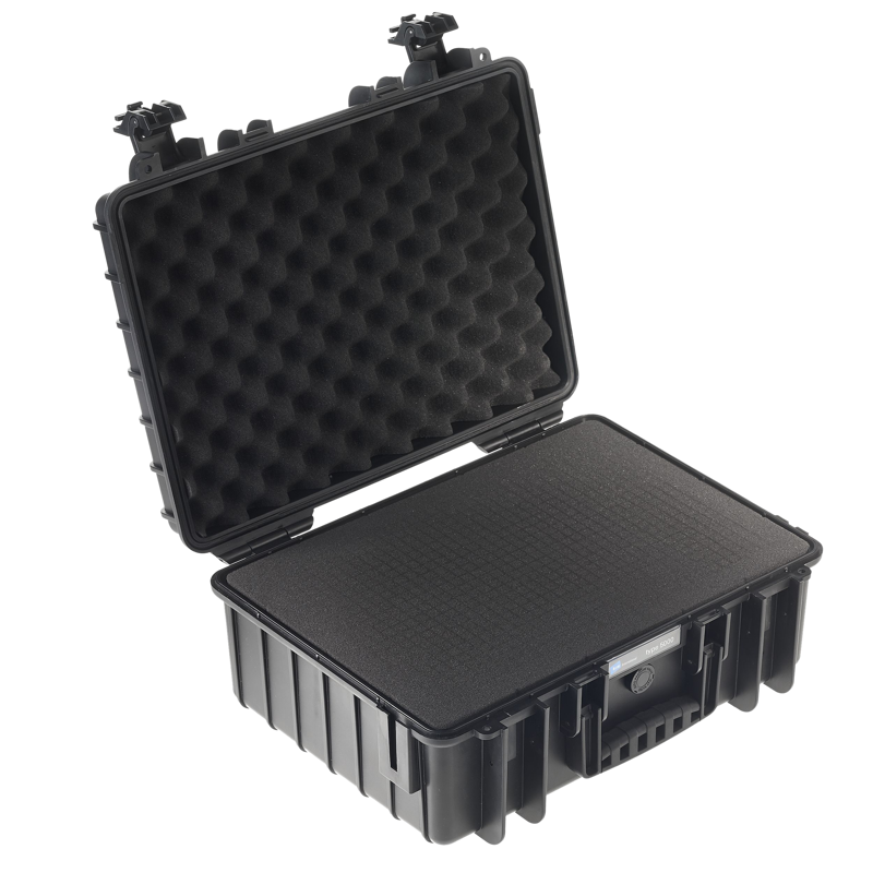B&W Outdoor Cases Type 5000 Svart (m. skumplast) – för filmskapare - 6