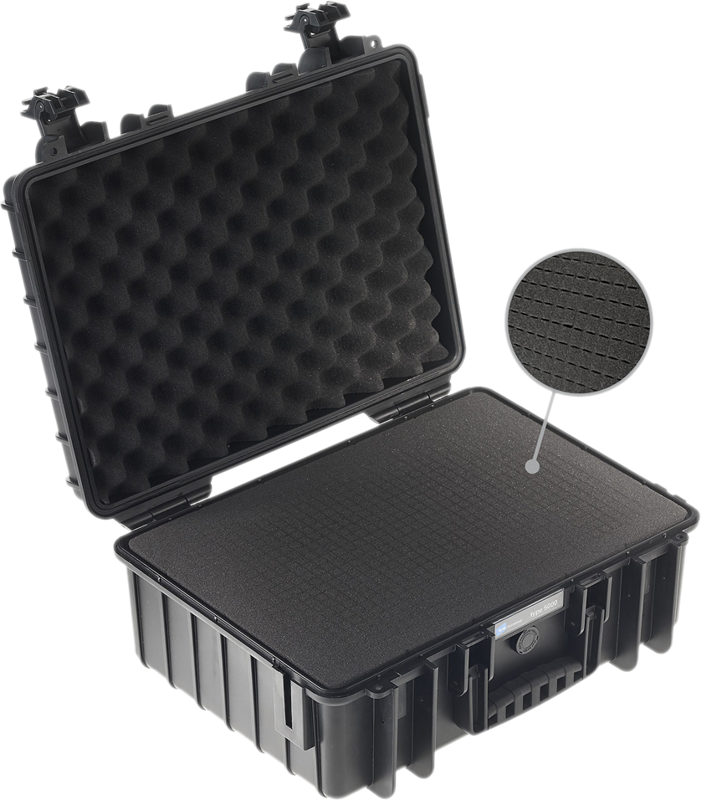 B&W Outdoor Cases Type 5000 Svart (m. skumplast) – för filmskapare - 5
