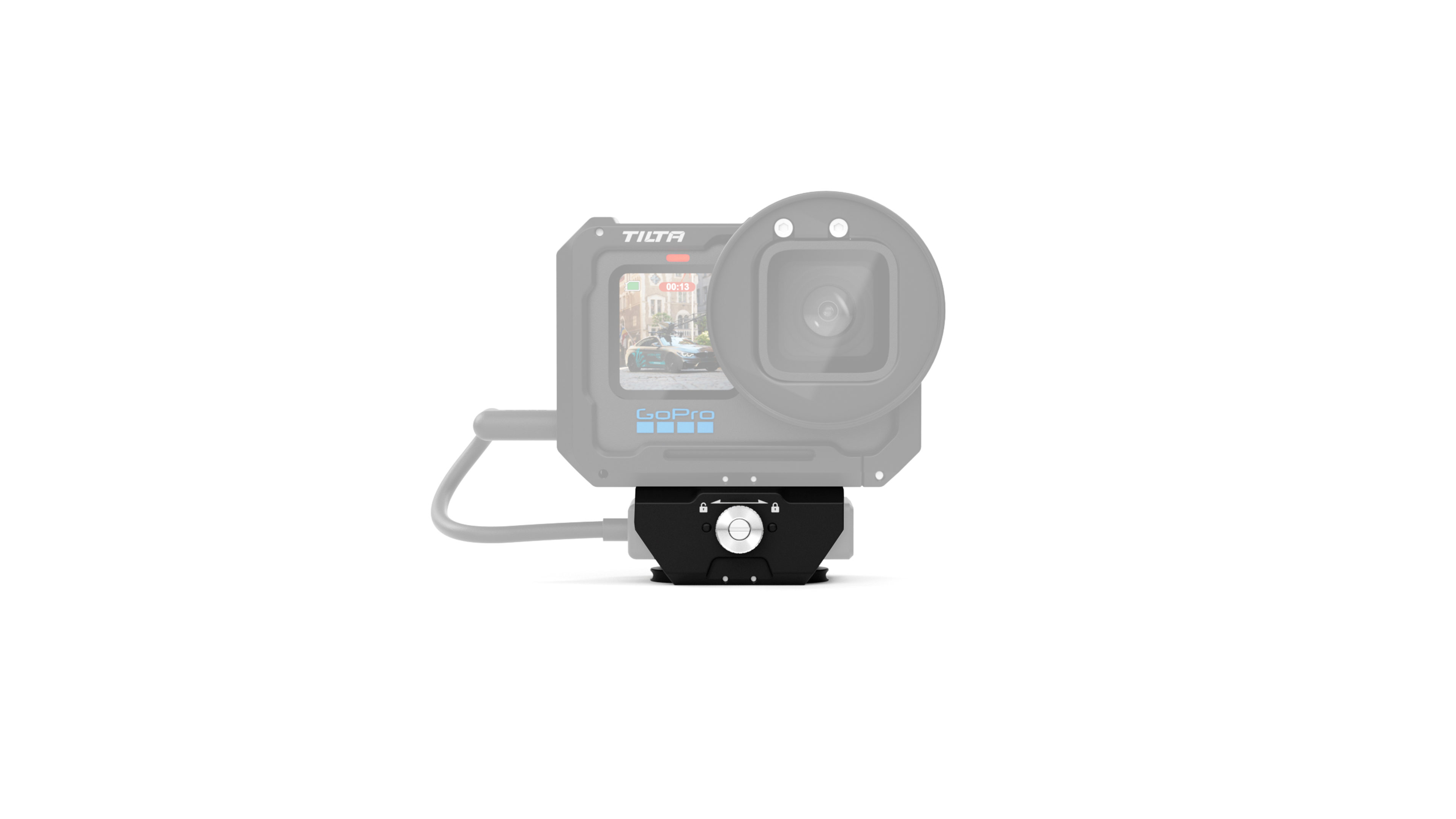 Tilta Mounting Bracket for GoPro HERO11 Mic Adapter - Titanium Gray