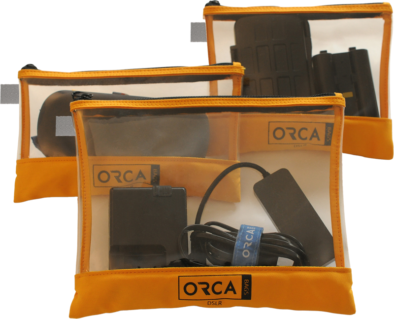 Orca OR-599 Transparent pouches Kit  for DSLR Accessories (3 pcs) – för filmskapare - 5