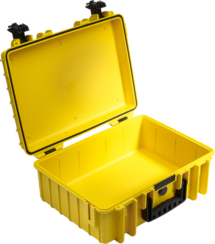 B&W Outdoor Cases Type 5000 Gul (utan inredning)