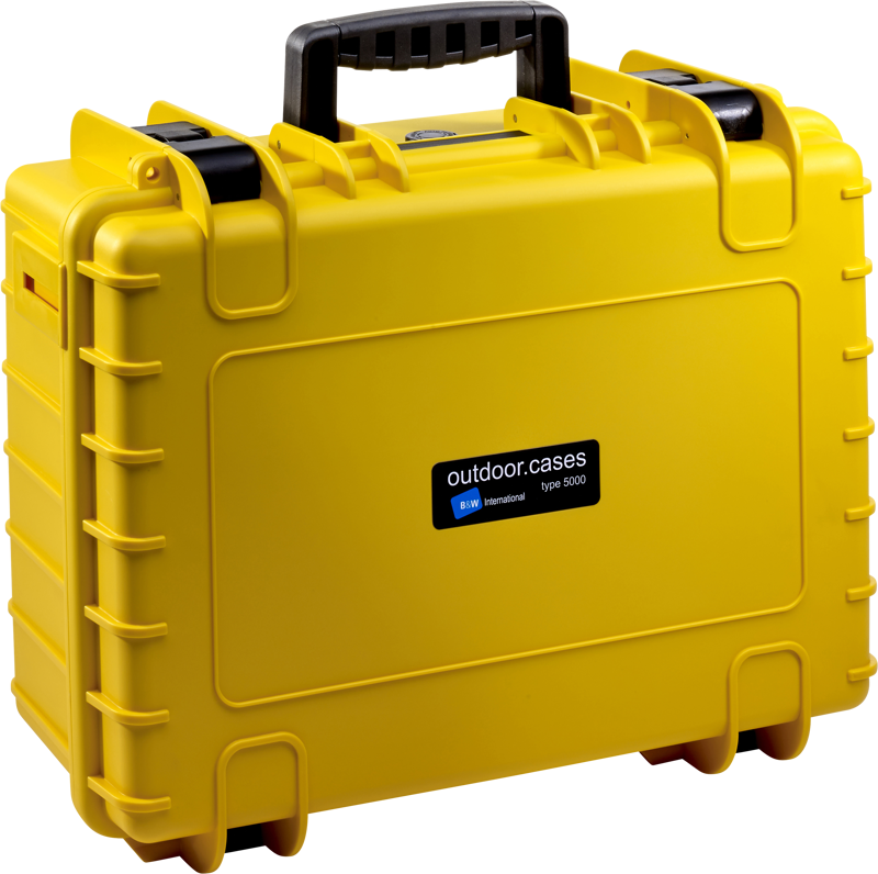 B&W Outdoor Cases Type 5000 Gul (m. skumplast) - 7