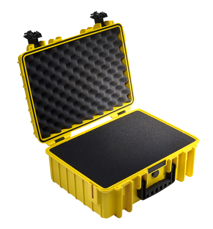 B&W Outdoor Cases Type 5000 Gul (m. skumplast) - 5