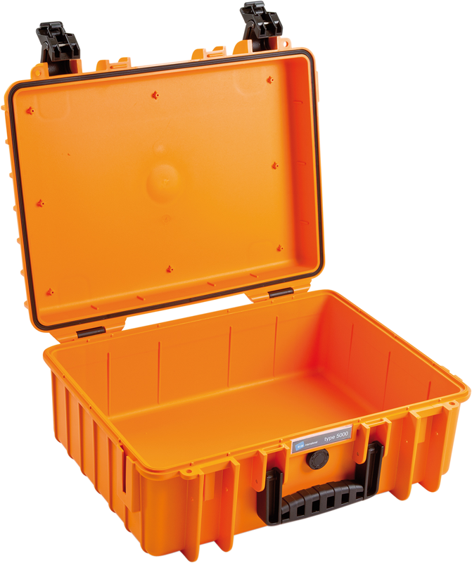 B&W Outdoor Cases Type 5000 Orange (utan inredning - 3