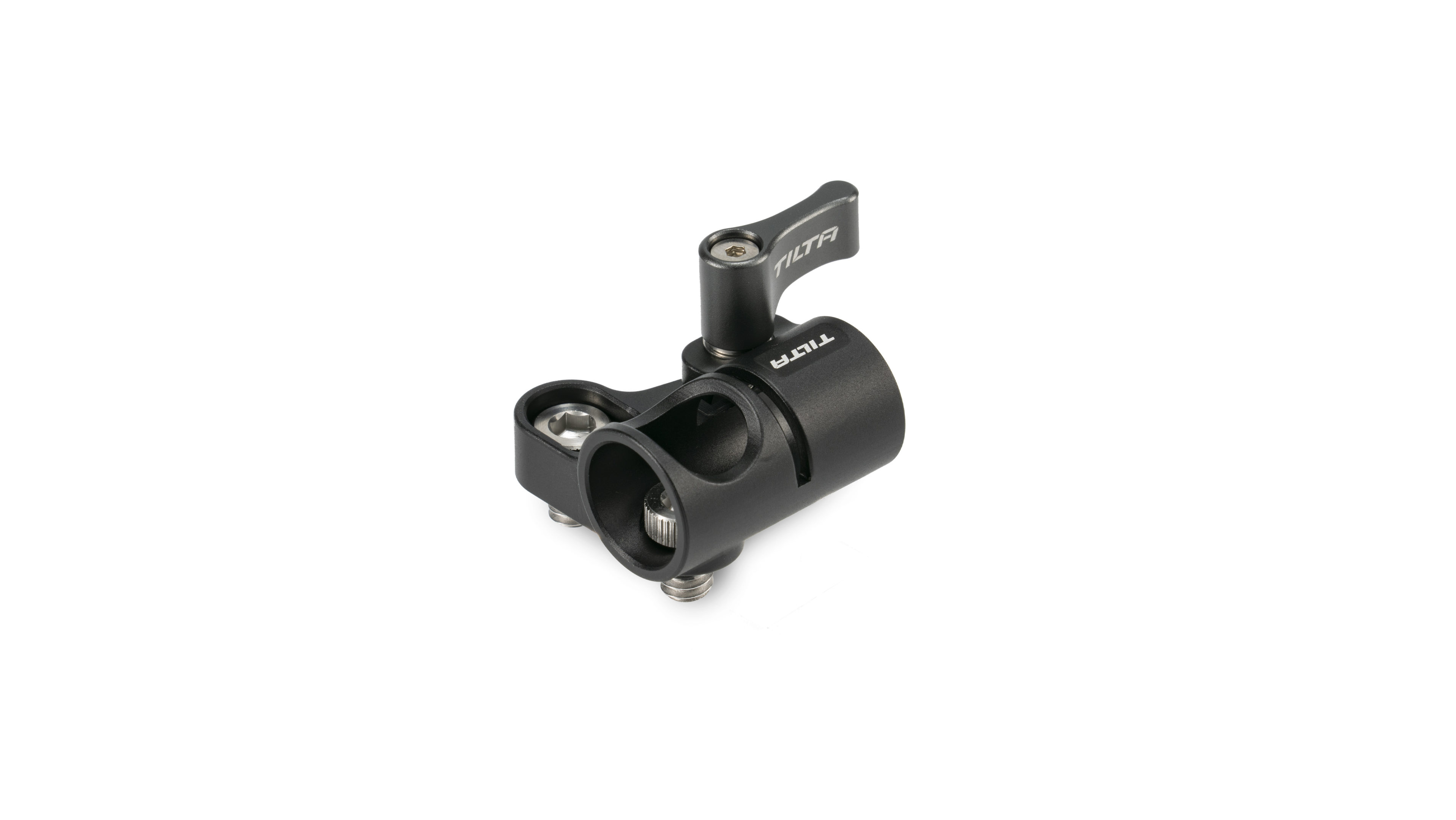 Tilta 15mm Rod Holder to Dual 1/4"-20 Adapter - Black - 6