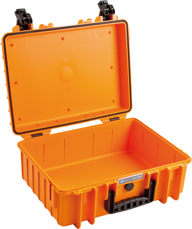B&W Outdoor Cases Type 5000 Orange (m. avdelare) - 5