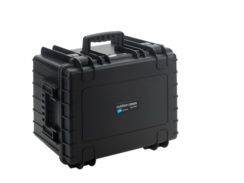 B&W Outdoor Cases Type 5500 Svart (utan inredning) – för filmskapare - 4