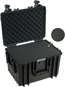 B&W Outdoor Cases Type 5500 Svart (m. skumplast)