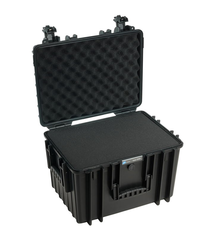 B&W Outdoor Cases Type 5500 Svart (m. skumplast) – för filmskapare - 6