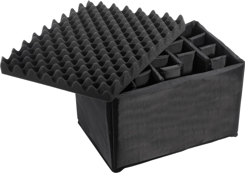 B&W Outdoor Cases Type 5500 Svart (m. avdelare) - 3