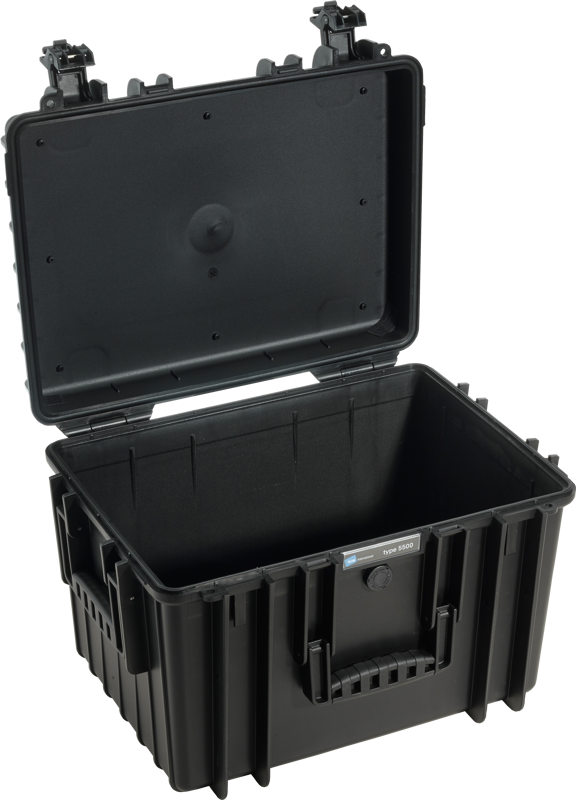 B&W Outdoor Cases Type 5500 Svart (m. avdelare) - 5