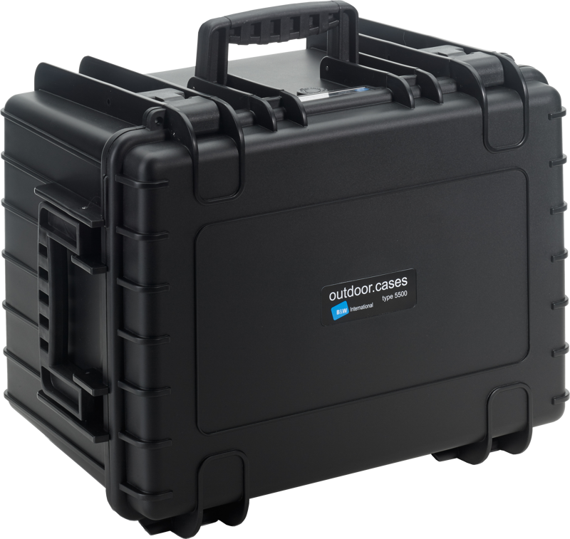 B&W Outdoor Cases Type 5500 Svart (m. avdelare) - 6