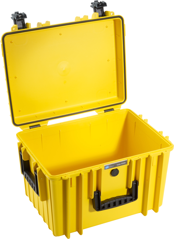 B&W Outdoor Cases Type 5500 Gul (utan inredning) – för filmskapare